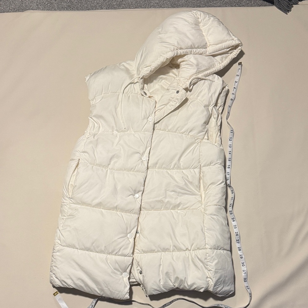 Zella Cream Puffer Vest